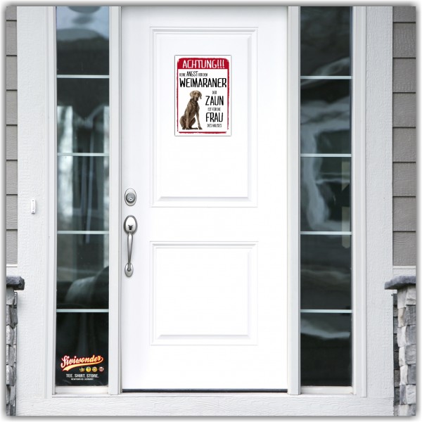 SchildZaun_Weimaraner2