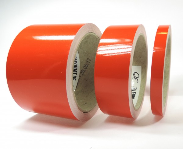 Zierstreifen rot red hellrot signalrot glanz in in 10 m Länge für Auto Boot Klebeband Dekorstreifen Tuningstreifen Autofolie Siviwonder