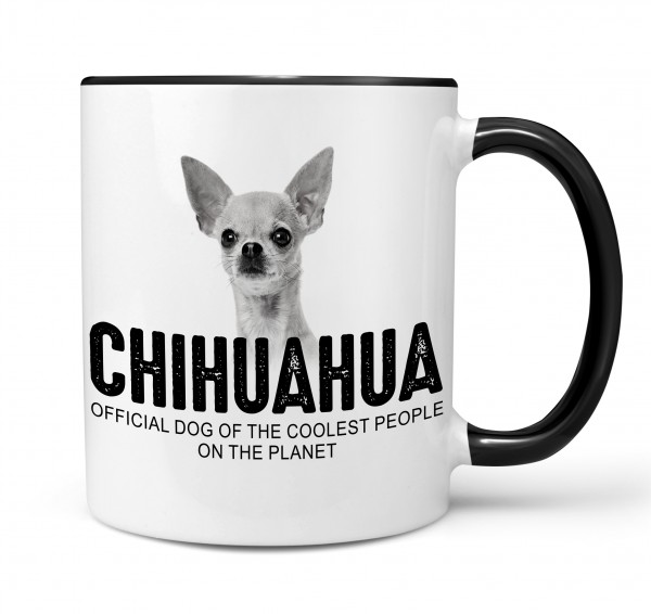 Chihuahua Chi Chis Kurzhaar Motiv Chiwawa dog Schiwawa Dog cool Leute lustig Dog Tasse Kaffeetasse Kaffeebecher happy Design by Siviwonder