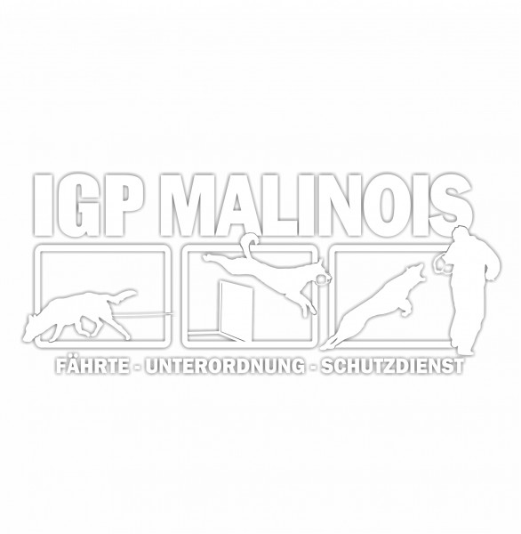Aufkleber Hundemotiv Rasse IGP IPO Begleithund Prüfung Internationale Prüfungsordnung Gebrauchshudeprüfung Fährte Schutzdi