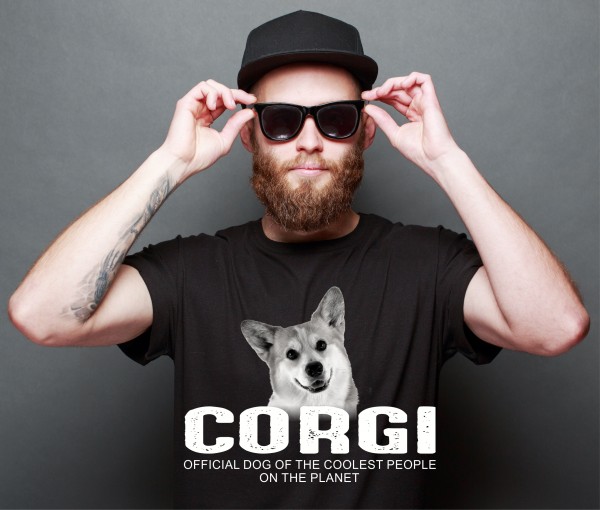 Welsh Corgi Corgie Pembroke Cardigan Cardi Dog cool Leute lustig Shirt T-Shirt Hundemotiv Siviwonder