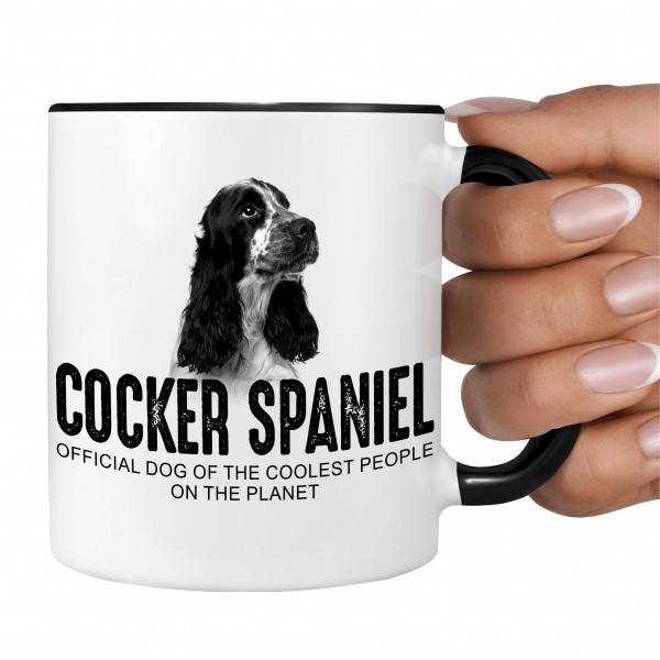 Cocker Spaniel schimmel Cockie Spanier English Dog cool Leute lustig Dog Tasse Kaffeetasse Kaffeebecher happy Design by Siviwonder