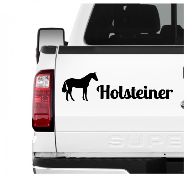 Holsteiner Sportpferd Reitpferd Vielseitigkeit Springen Dressur Pferdesport Aufkleber 3er Set Pferdeaufkleber Pferd reiten Auto Folie by SIVIWONDER
