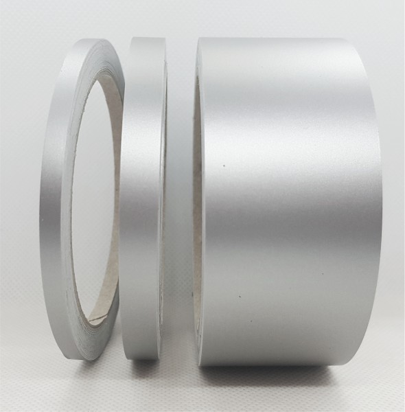 Zierstreifen Matt silber metallic 5mm in in 10 m Länge für Auto Boot Klebeband Dekorstreifen Tuningstreifen Autofolie Siviwonder