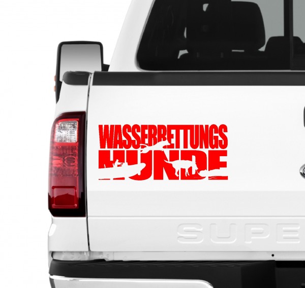 Wasserrettungshunde Hundesport Auto Aufkleber Hund Folie Mantrailing Suchhunde