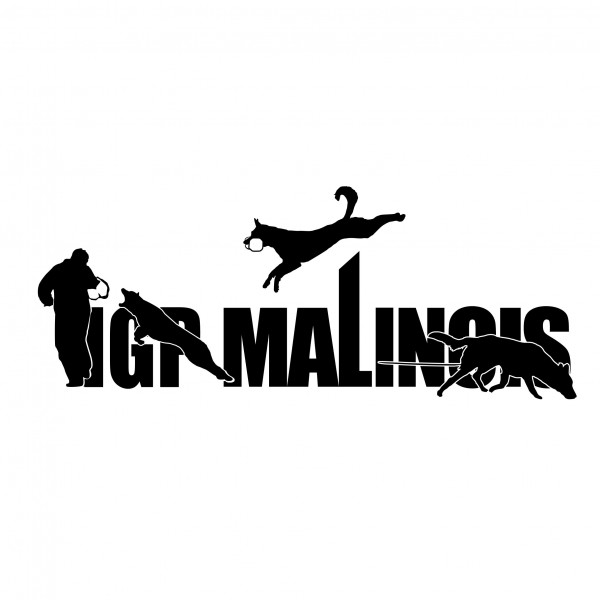 Aufkleber Hundemotiv Rasse IGP IPO Begleithund Prüfung Internationale Prüfungsordnung Gebrauchshudeprüfung Fährte Schutzdi