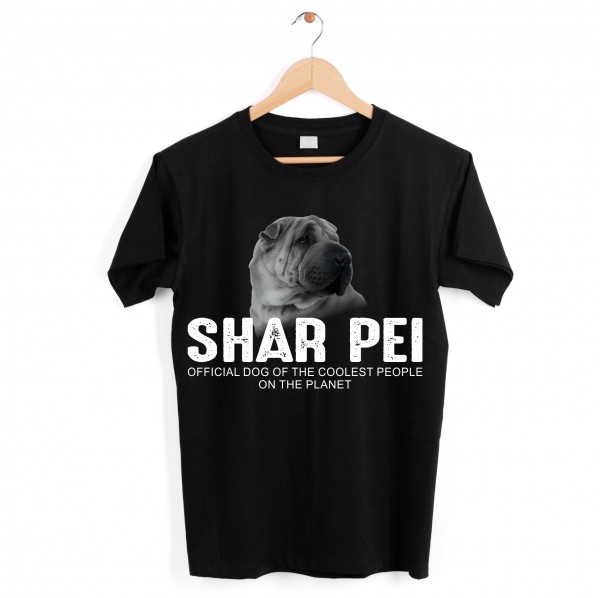 Shar Pei Faltenhund Chinese Dog cool Leute lustig Shirt T-Shirt Hundemotiv Siviwonder