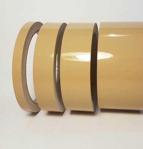 Zierstreifen sand beige hellbraun glanz in in 10 m Länge für Auto Boot Klebeband Dekorstreifen Tuningstreifen Autofolie Siviwonder