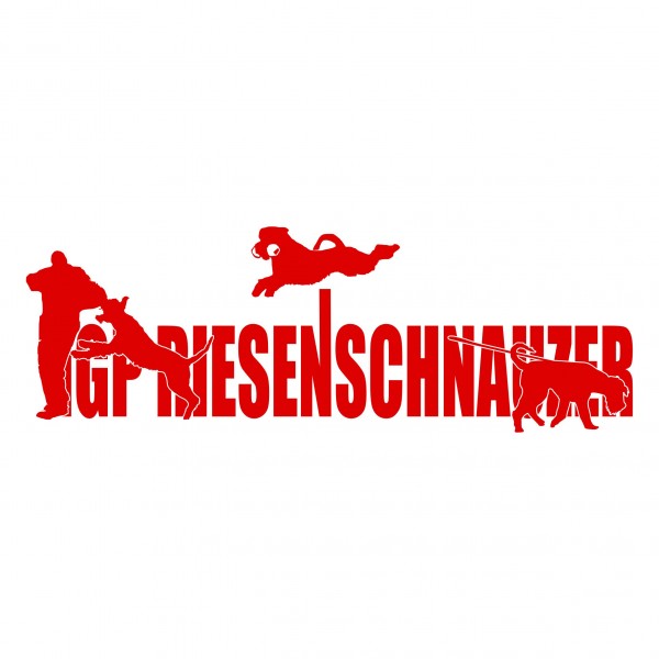 Aufkleber Hundemotiv Rasse IGP IPO Begleithund Prüfung Internationale Prüfungsordnung Gebrauchshudeprüfung Fährte Schutzdi