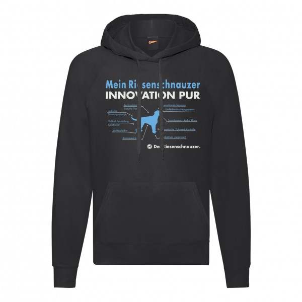 Riesenschnauzer Sweatshirt Innovation Hoodie Hundemotiv Schnauzer Münchner Schwarz