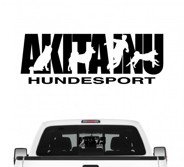 Akita Inu Hundesport Autoaufkleber Hund Folie Aufkleber Japan Small Dog