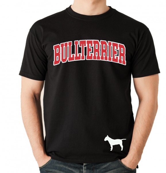 Bullterrier Unisex T-Shirt Extreme Hundemotiv Bullterrier Bully Bull Terrier Gladiator