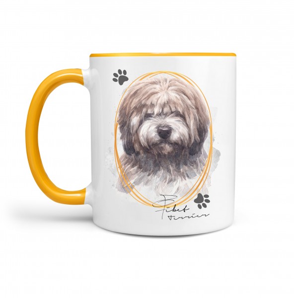 Tibet Terrier Tsang Tasse SIGNATURE DOGS Hund Motiv Hundemotiv Kaffee