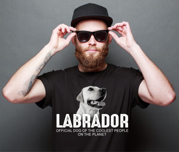 Labrador Labby Retriever Lab Labbie Dog cool Leute lustig Shirt T-Shirt Hundemotiv Siviwonder
