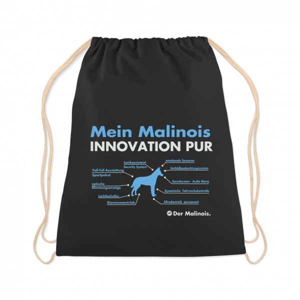 Malinois Turnbeutel Innovation Hundemotiv Belgian Mali Belgischer Schäferhund Berger Belge Schwarz