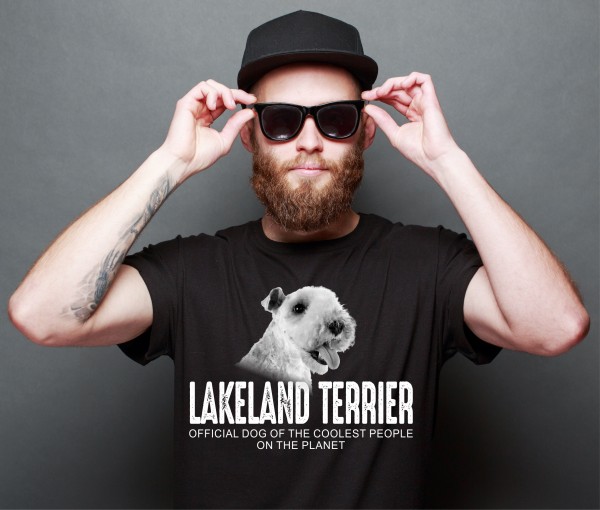 Lakeland Terrier Dog cool Leute lustig Shirt T-Shirt Hundemotiv Siviwonder