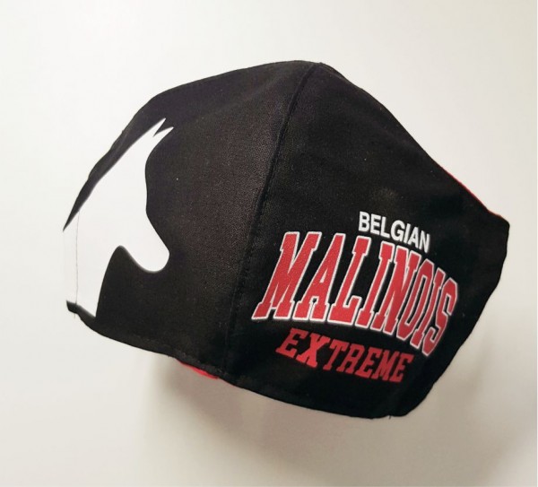 Maske Behelfsmaske Malinois Sprüche by Siviwonder