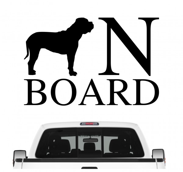 Cane Corso Board Auto Aufkleber Hund Folie Wandtattoo Tattoo Sticker Italiano Cane Corz Italien