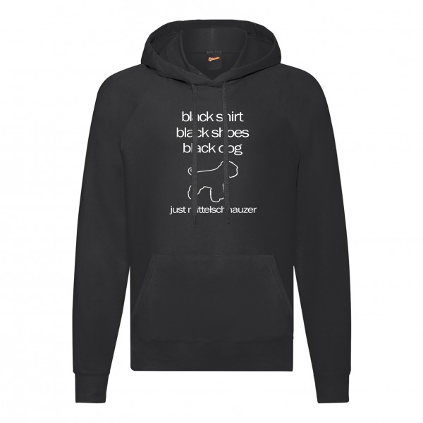 Mittelschnauzer Black Dog Unisex Sweater Siviwonder Schnauzer