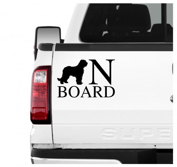 Briard Board Auto Aufkleber Hund Folie Wandtattoo Tattoo Sticker Berger De Brie