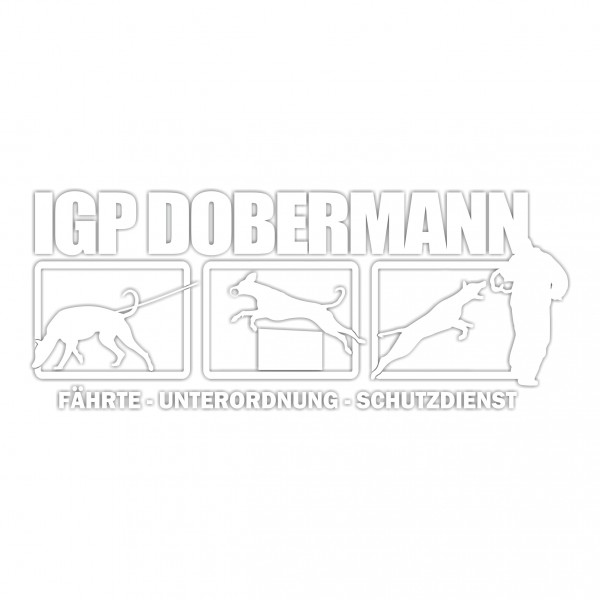 Aufkleber Hundemotiv Rasse IGP IPO Begleithund Prüfung Internationale Prüfungsordnung Gebrauchshudeprüfung Fährte Schutzdi