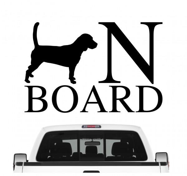 Beagle Board Auto Aufkleber Hund Folie Wandtattoo Tattoo Sticker English Beagel