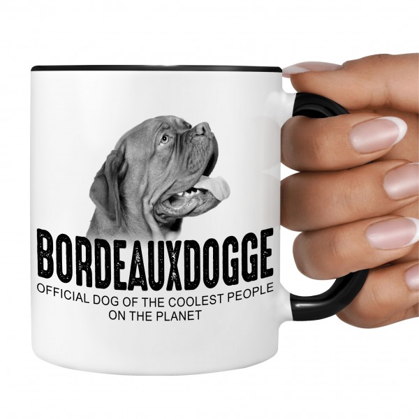 Bordeauxdogge Bordeaux Dogge Dogue de Bordeaux Mastiff Bordeauxdog Dog cool Leute lustig Dog Tasse Kaffeetasse Kaffeebecher happy Design by Siviwonder
