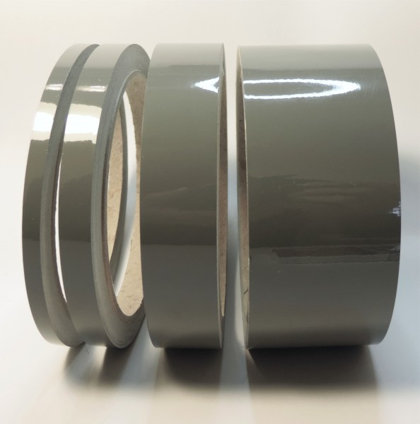 Zierstreifen dunkelgrau grau eisengrau basaltgrau Glanz in in 10 m Länge für Auto Boot Klebeband Dekorstreifen Tuningstreifen Autofolie Siviwonder