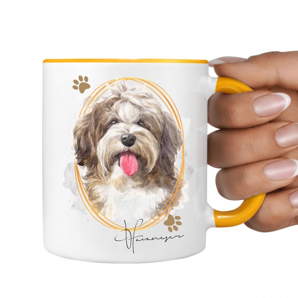 Havaneser Havanese TASSE SIGNATURE DOGS Hund Motiv Hundemotiv Kaffee