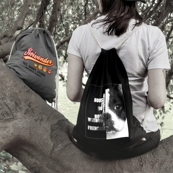 Französische Bulldogge Turnbeutel Face Hundemotiv French Bulldog Bully Frenchie