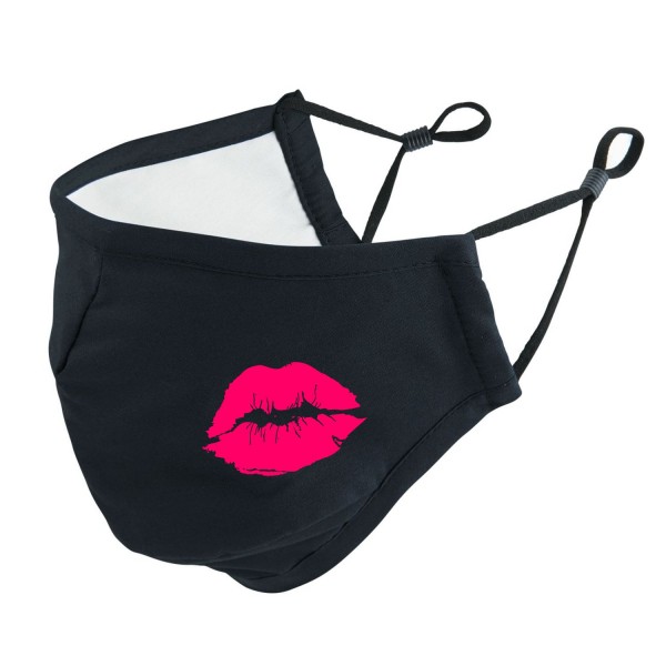 Maske Mund Nasenschutz Behelfsmaske Kussmund Sprüche by Siviwonder