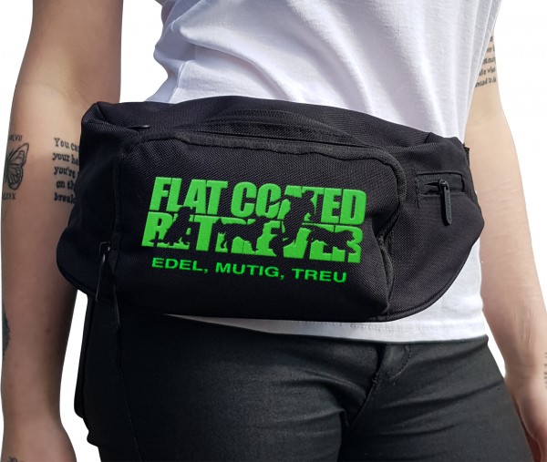 Flat Coated Retriever Dog Hundesport Gürteltasche Hund Stickerei