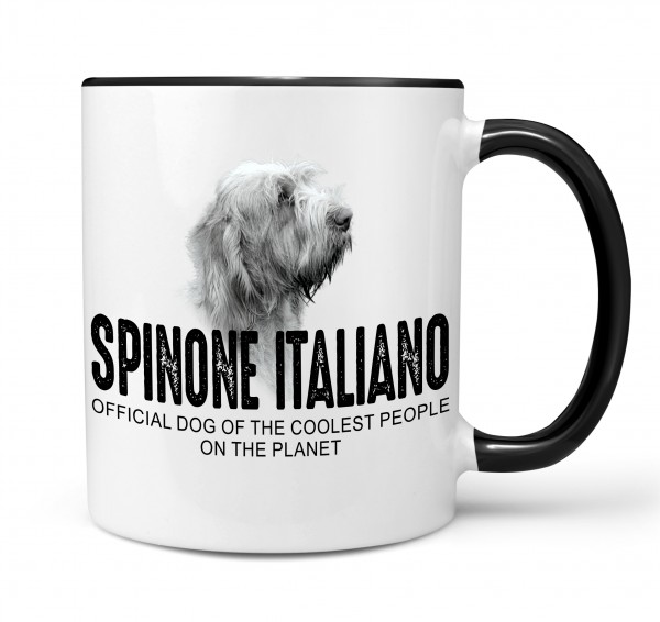 Spinone Italiano Vorstehhund Italian Griffon Dog Tasse Kaffeetasse Kaffeebecher happy Design by Siviwonder