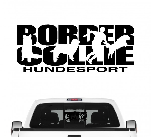 Border Collie Hundesport Autoaufkleber Hund Folie Aufkleber Sheepdog Scotch