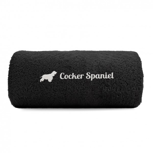 Cocker Spaniel Handtuch Pfoten Hundemotiv Stickerei Deluxe