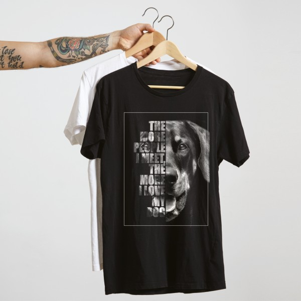 Dobermann Unisex T-Shirt Face Hundemotiv Doberman Dobby Dobie Pinscher