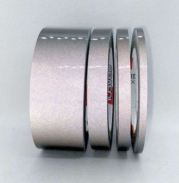 Zierstreifen reflektierend schwarz 5mm 10 m Länge für Auto Boot Klebeband Dekorstreifen Reflexstreifen Tuningstreifen Autofolie Siviwonder