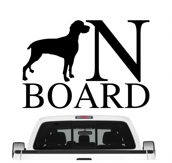 Weimaraner Board Auto Aufkleber Hund Folie Wandtattoo Tattoo Sticker Weim Vorstehhund Grey Ghost