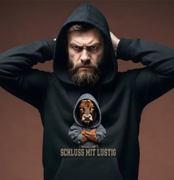 Kuh Bauern Protest No.2 Hoodie Unisex Sweatshirt Sprüche Schluss lustig Cow Landwirt