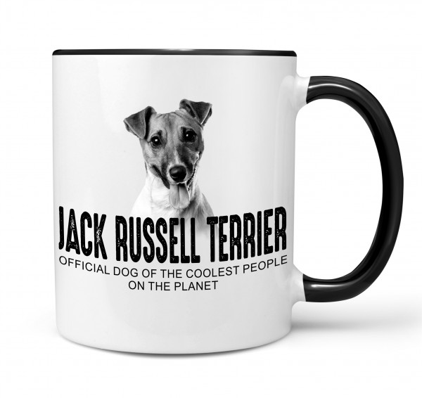 Jack Russell Terrier JRT Jacky Jackie Russel Dog Tasse Kaffeetasse Kaffeebecher happy Design by Siviwonder