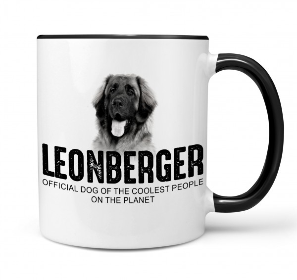Leonberger Leo Gentle Lion Dog Tasse Kaffeetasse Kaffeebecher happy Design by Siviwonder