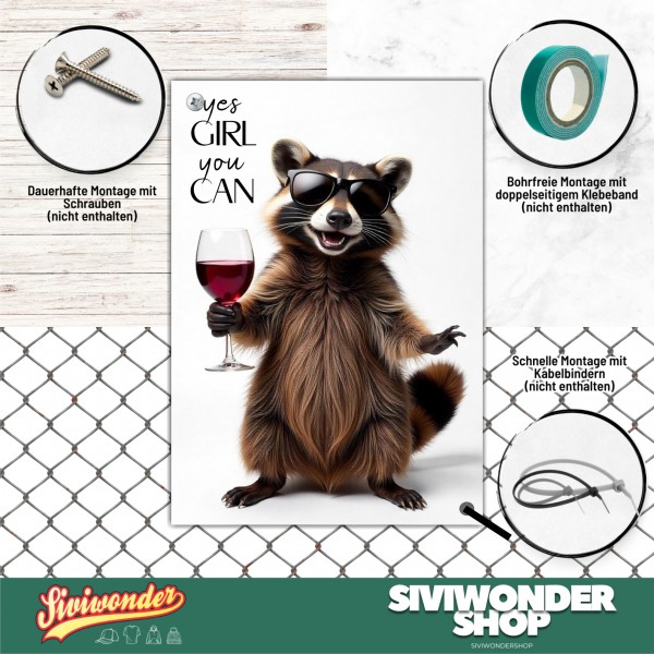 SchildYouCan_Waschbaer4