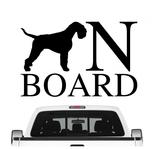 Riesenschnauzer Board Auto Aufkleber Hund Folie Wandtattoo Tattoo Sticker Schnauzer Münchner Russian Bear Riesen
