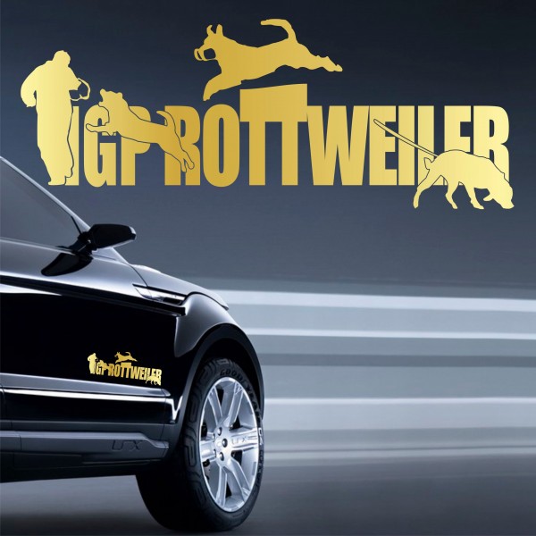 Aufkleber Hundemotiv Rasse IGP IPO Begleithund Prüfung Internationale Prüfungsordnung Gebrauchshudeprüfung Fährte Schutzdi
